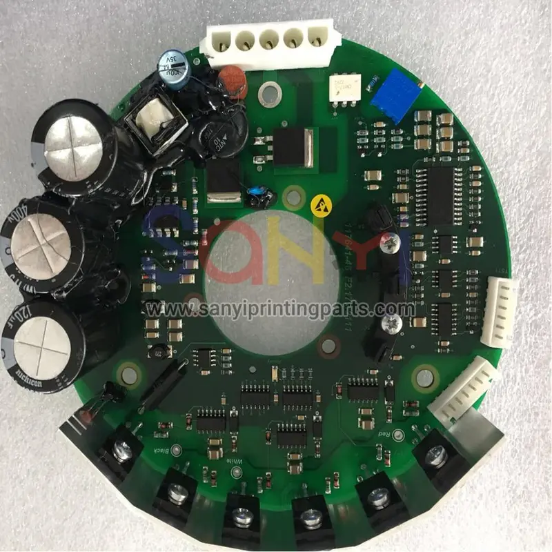 Heidelberg F2.179.2111 Blower Drive Circuit Board Motor Inside Card Board