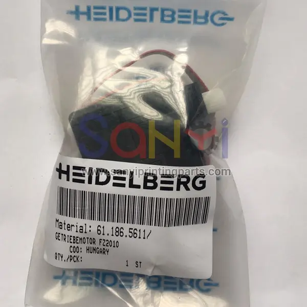 Original nouveau moteur à engrenages heidelberg 61.186.5611 fz2010 61.186.5611 pièces de machine 