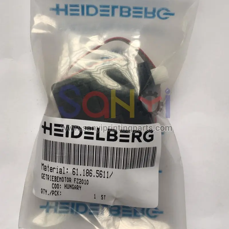 Original nouveau moteur à engrenages heidelberg 61.186.5611 fz2010 61.186.5611 pièces de machine 