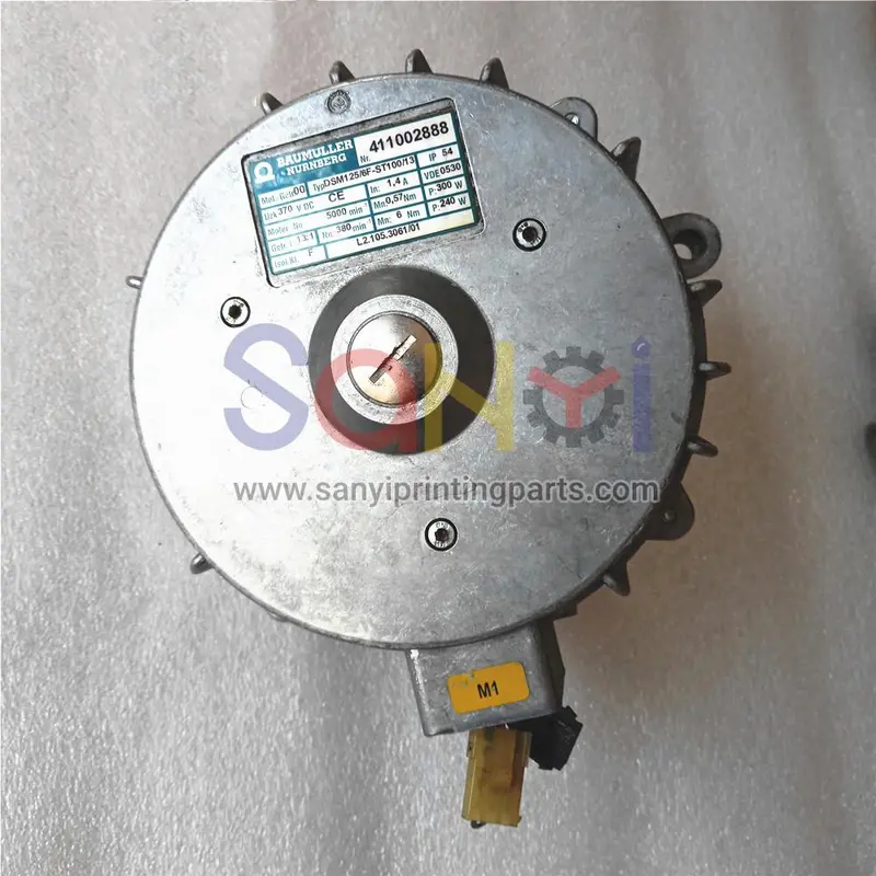 Heidelberg l2.105.3061 motor de amortiguación de rodillo de bandeja de agua accionamiento de alcohol 