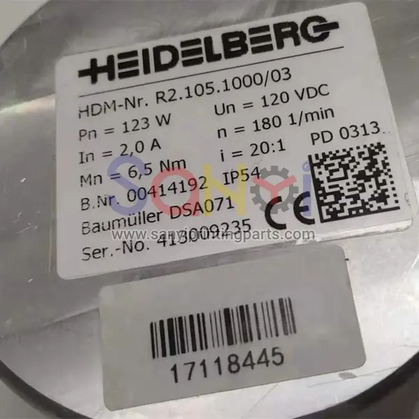 R2.105.1000 Heidelberg Motor 