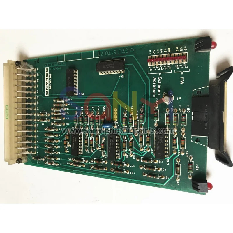 man roland machine 0 37u 5170 7 037u51707 placa de circuito placa de tarjeta 