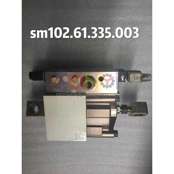 Unidad de válvula de cilindro neumático heidelberg 61.335.003 para máquina sm102