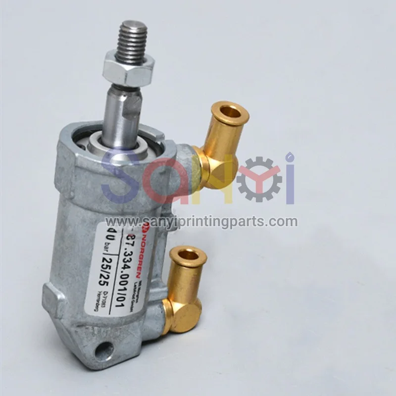 Heidelberg 87.334.001 Pneumatic Cylinder For SM102 CD102 Machine