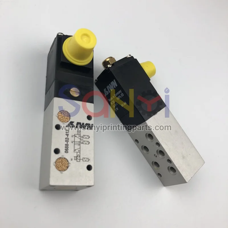 piezas de la prensa de la válvula solenoide de la válvula de aire del alimentador de roland iwn 0688-02-412 