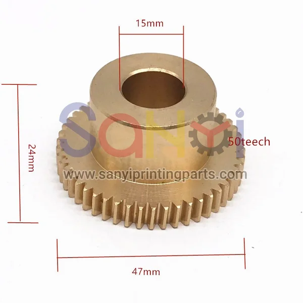 heidelberg l4.014.335 entrega de papel engranaje de cobre cd74 xl75 engranaje helicoidal 