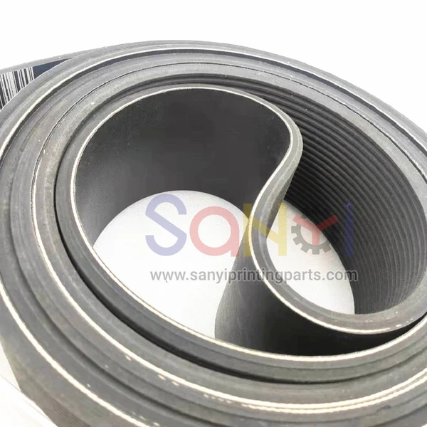 Heidelberg 00.270.0100 courroie d'entraînement simple pour machine à imprimer 102