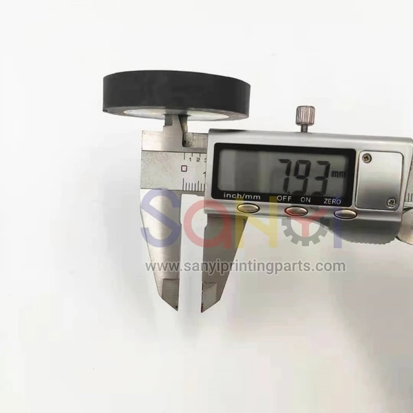 roue à rouleaux en caoutchouc heidelberg 41.016.270 pour machine cd74 xl74