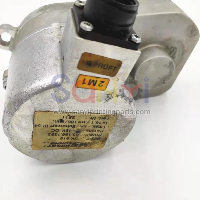 63.198.1283 Heidelberg mo moteur d'amortissement moteur à rouleaux d'eau  