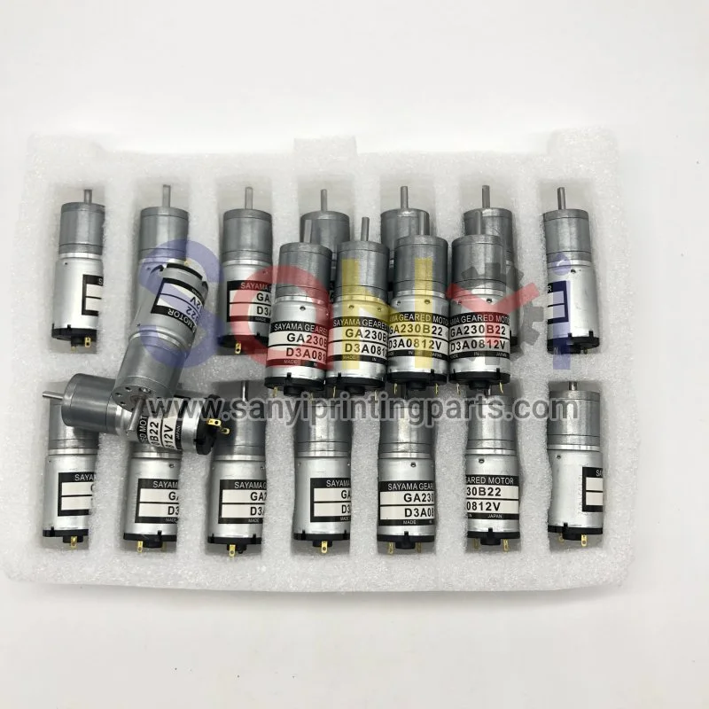 máquina de impresión con motorreductor sayama ga230b22 d3a0812v 