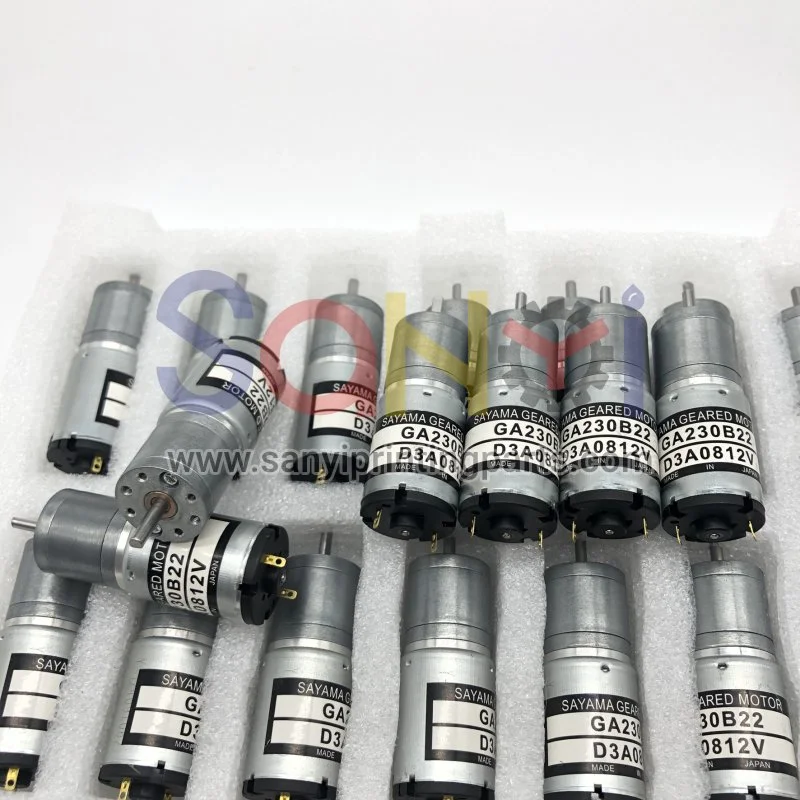 máquina de impresión con motorreductor sayama ga230b22 d3a0812v 