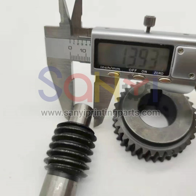 Heidelberg SM102 CD102 Machine 66.006.029 Worm 66.006.031 Worm Gear