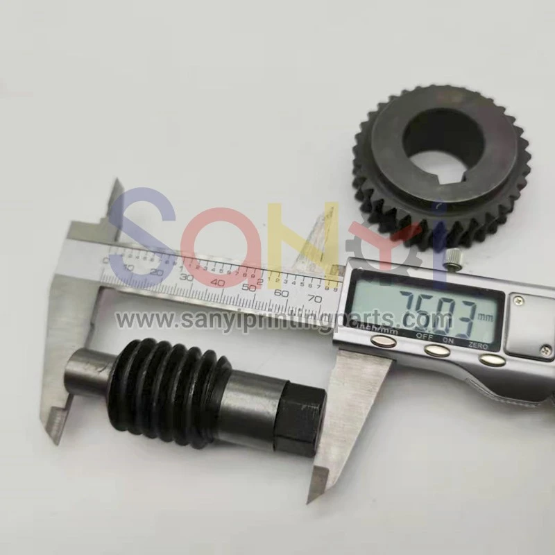 Heidelberg SM102 CD102 Machine 66.006.029 Worm 66.006.031 Worm Gear