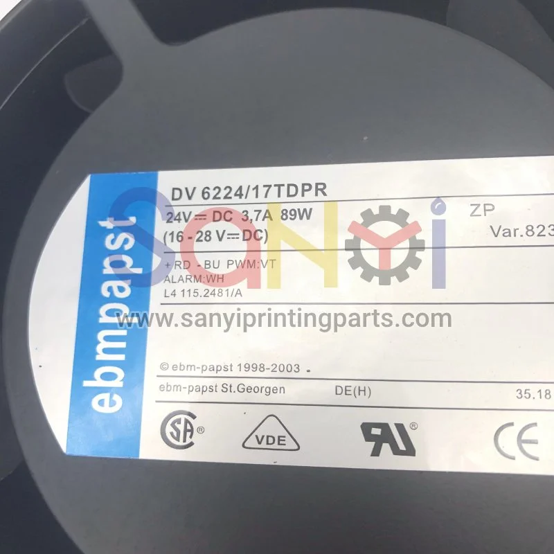  l4.115.2481 ventilador heidelberg cd74 xl75 xl105 máquina 