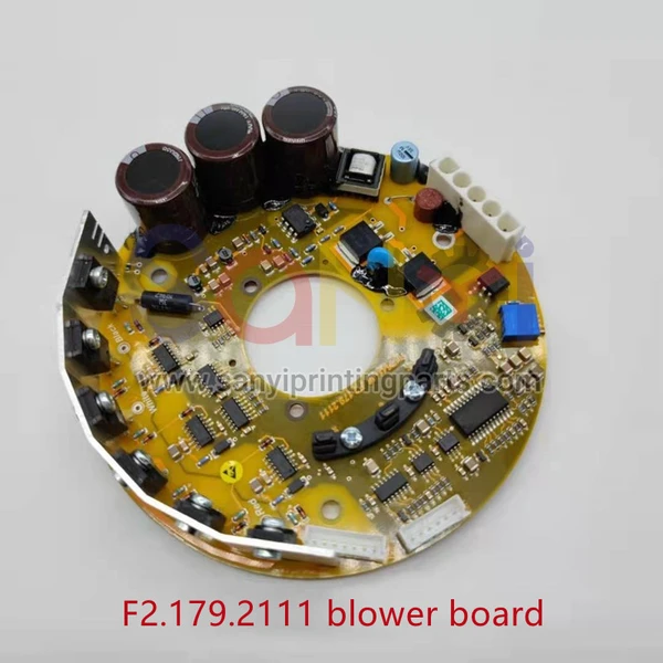 Heidelberg f2.179.2111 soplador dentro de la placa de tarjeta 117641-46 placa de transmisión