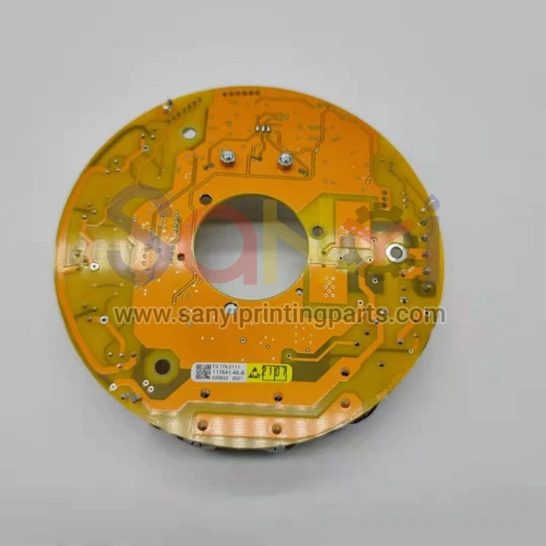 Heidelberg f2.179.2111 soplador dentro de la placa de tarjeta 117641-46 placa de transmisión