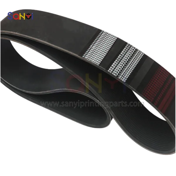 00.270.0101 plaque courroie striée 12 pl4622 pour heidelberg sm102 cd102