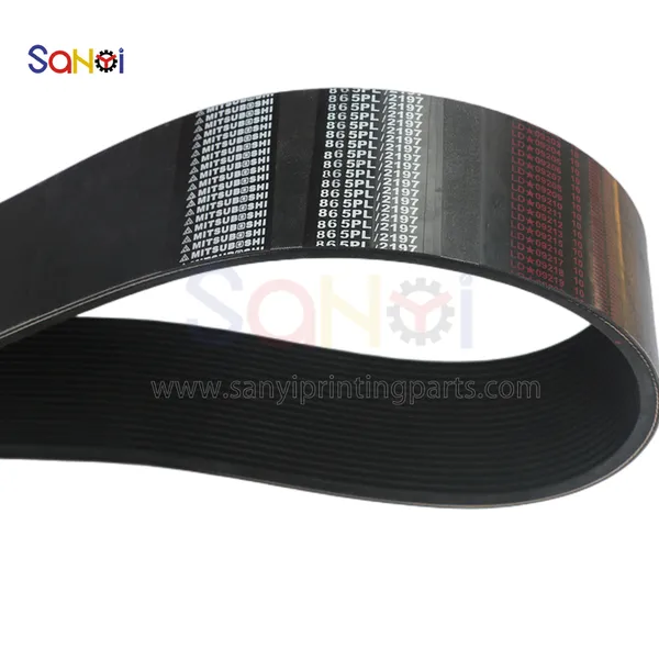 00.270.0101 plaque courroie striée 12 pl4622 pour heidelberg sm102 cd102