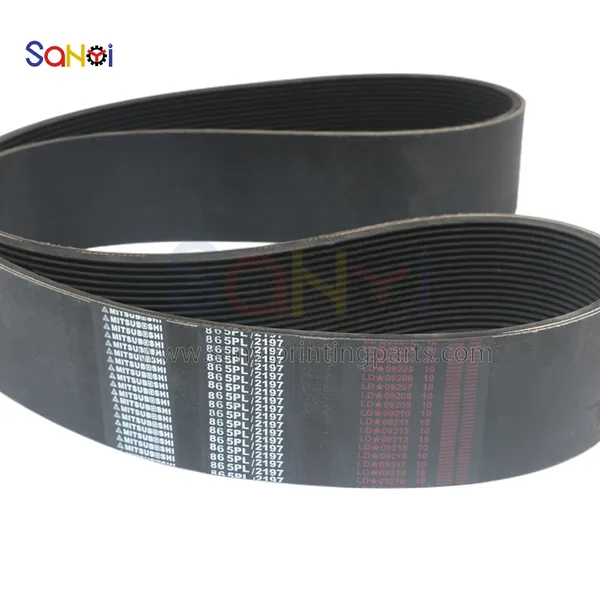 00.270.0101 plaque courroie striée 12 pl4622 pour heidelberg sm102 cd102