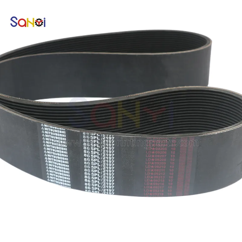 00.270.0101 plaque courroie striée 12 pl4622 pour heidelberg sm102 cd102