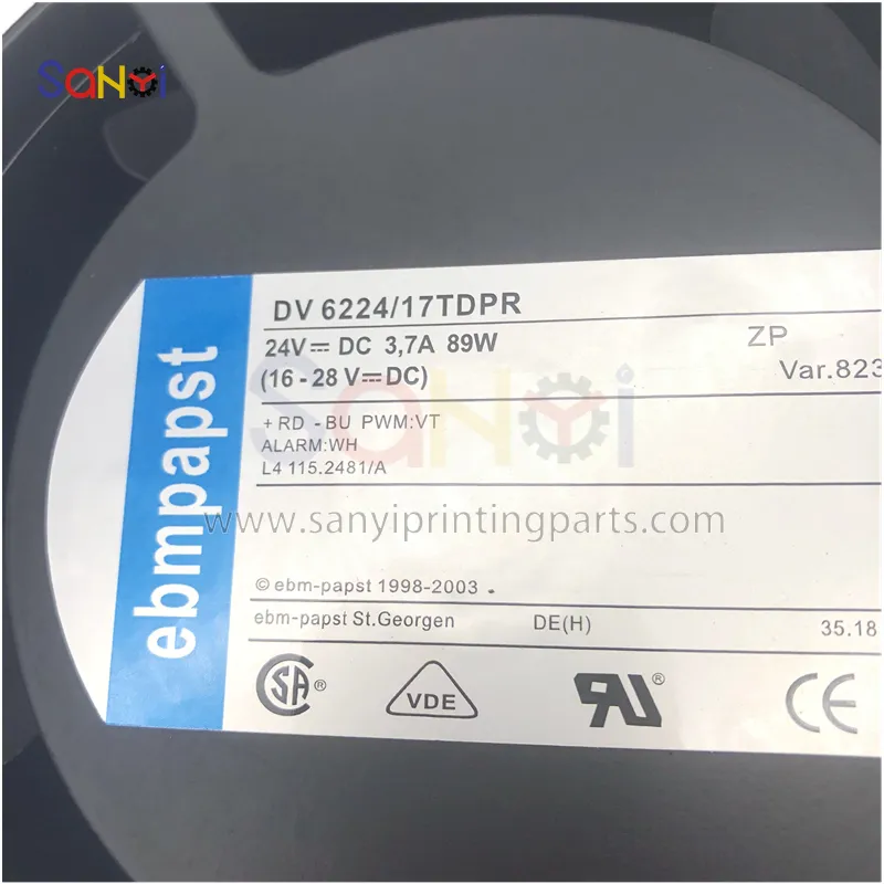 L4.115.2481 Fan For Heidelberg XL105 CD74 