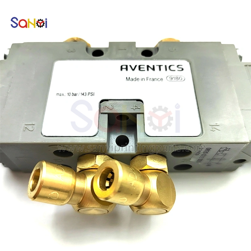 61.184.1041 électrovanne d'origine 6mm pour heidelberg cd102 sm74