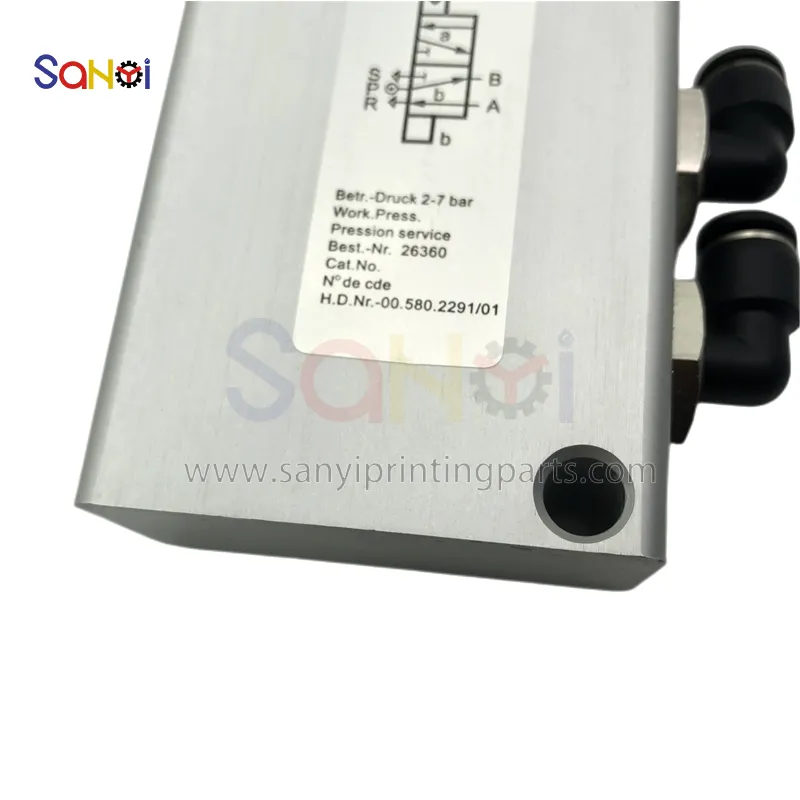 Valve 00.580.2291 pour heidelberg xl106 cd102 sm102 cd74 sm74 sm52  