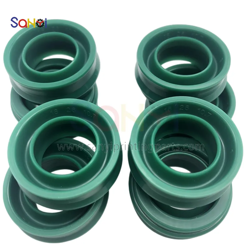M2.184.1011 Cylinder Valve Seal Green Rubber Piston 16x26x10.7mm 