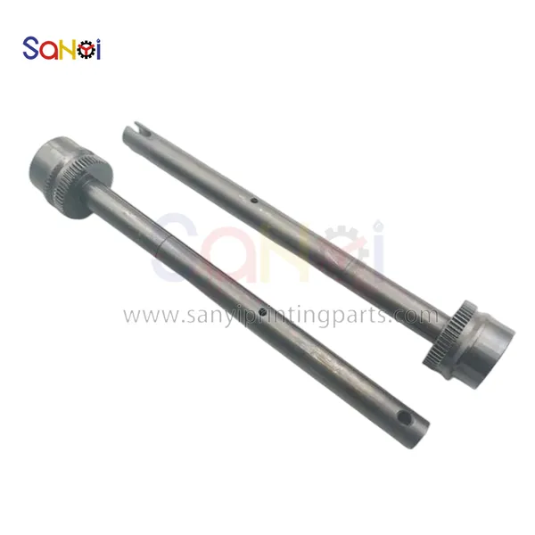 66.010.314 arbre d'engrenage de rouleau d'encre 360mm 36cm de long pour heidelberg cd102
