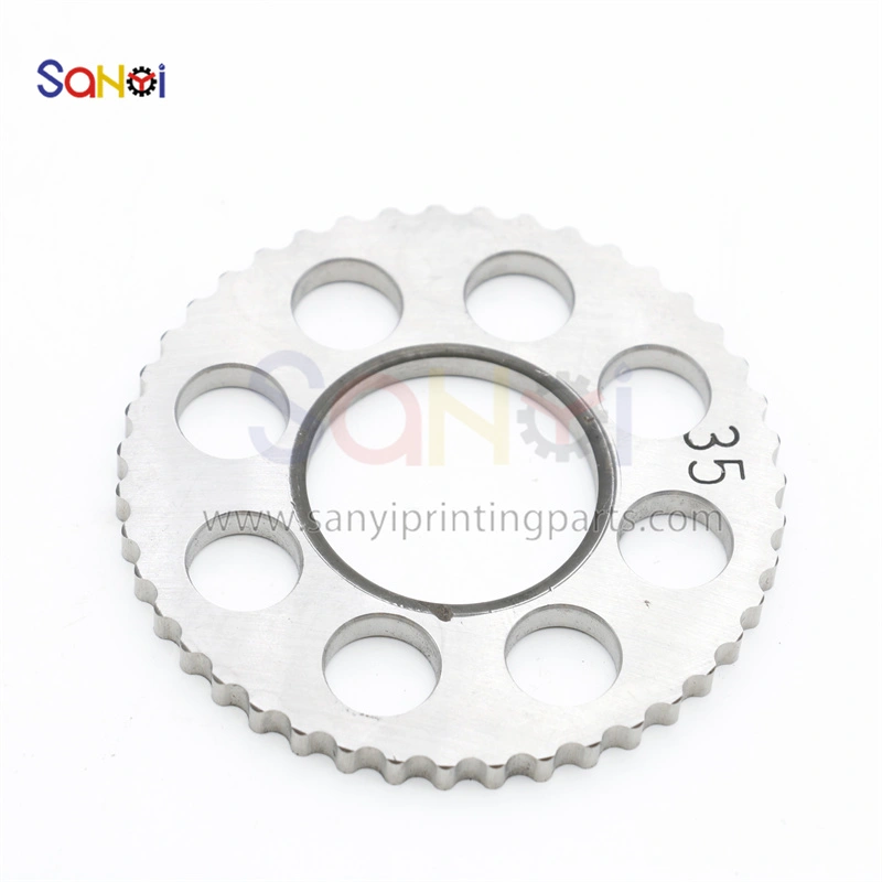 Engrenage de moteur de rouleau de fontaine d'encre l2.105.1051, pour heidelberg cd74 xl75  