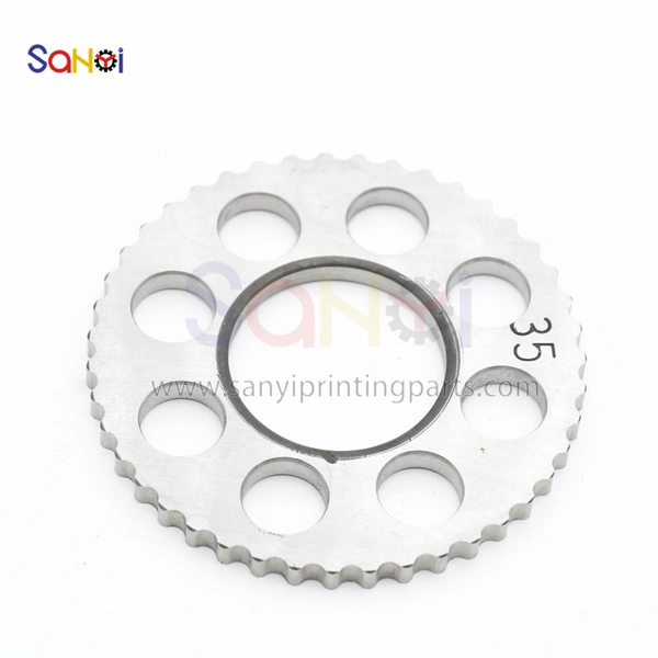 Engrenage de moteur de rouleau de fontaine d'encre l2.105.1051, pour heidelberg cd74 xl75