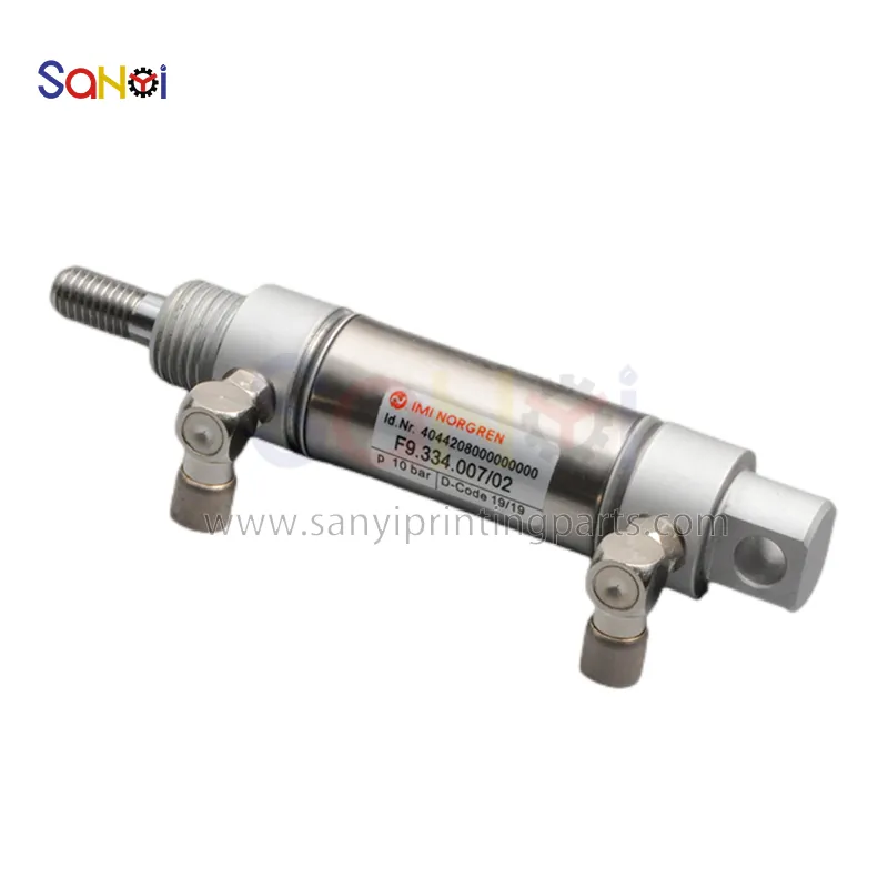 Cilindro neumático f9.334.007/02 para piezas de máquina de impresión heidelberg