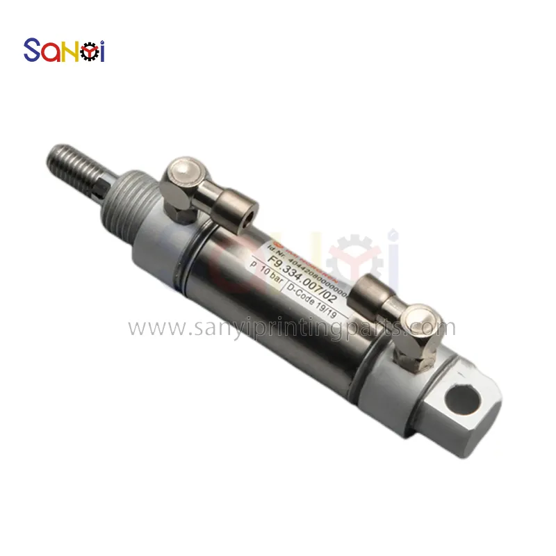 Cilindro neumático f9.334.007/02 para piezas de máquina de impresión heidelberg