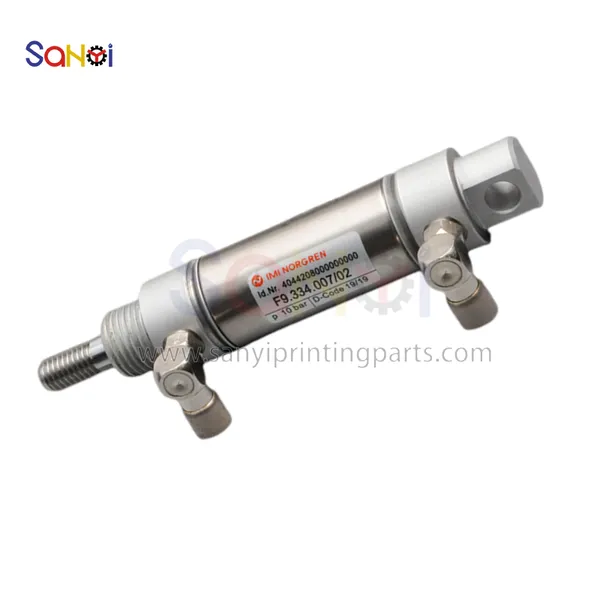 Cilindro neumático f9.334.007/02 para piezas de máquina de impresión heidelberg