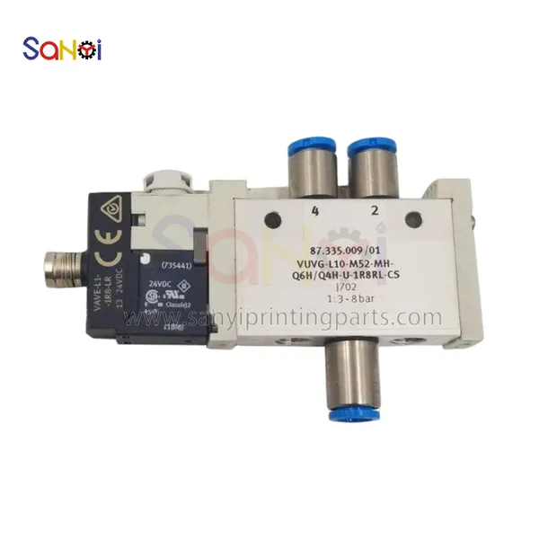 87.335.009 Solenoid Valve VUVG-L10-M52-MH-Q6H/Q4H-U-1R8RL-CS