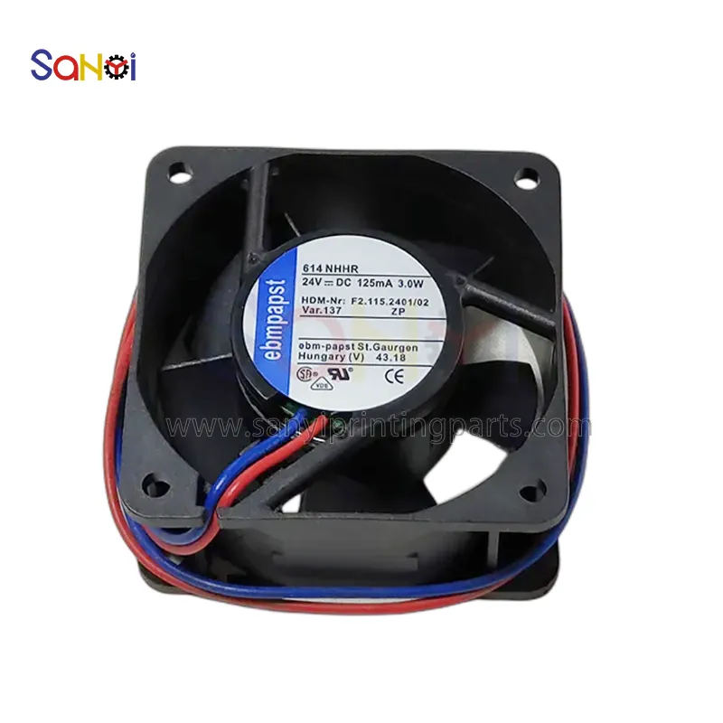 F2.115.2401 Cooling Fan 24V 125mA 3W For Heidelberg Pritning Machine 