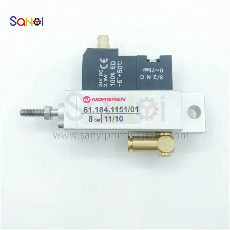61.184.1151 Heidelberg SM102 CD102 Air Cylinder Valve For Printing 
