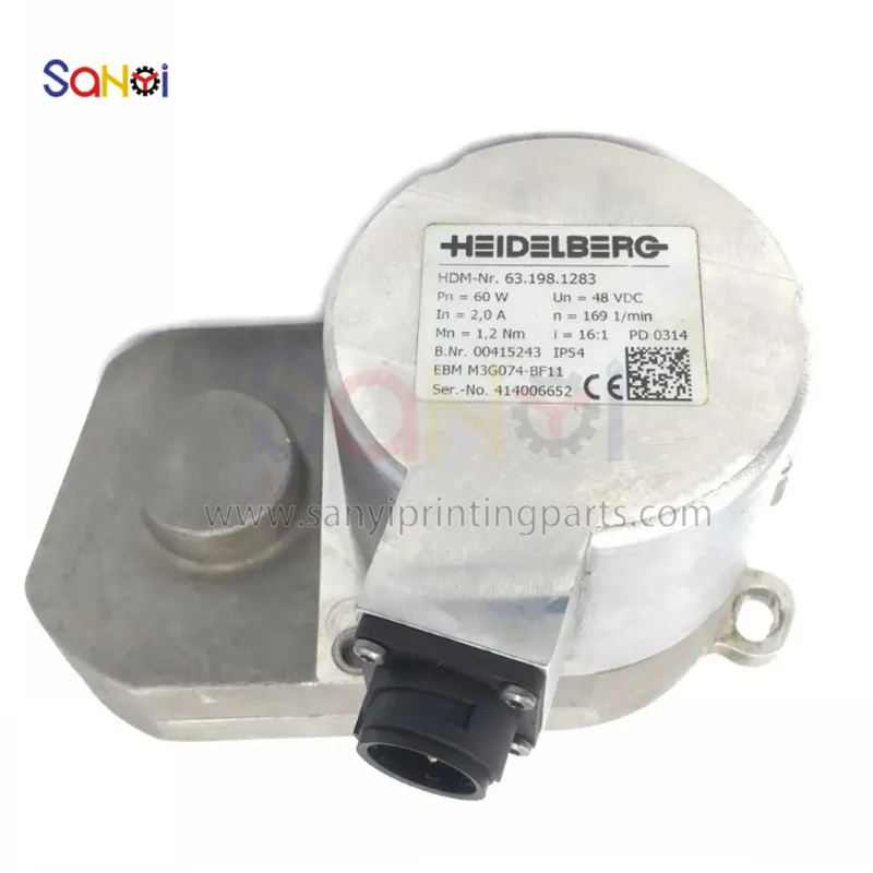 63.198.1283 Motor for Heidelberg MO Alcolor Water Roller