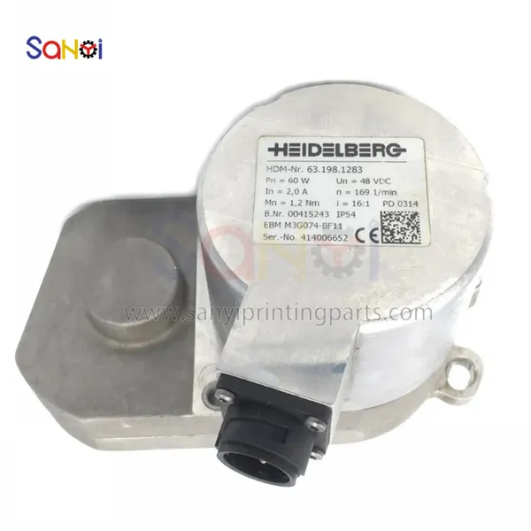 63.198.1283 Motor for Heidelberg MO Alcolor Water Roller