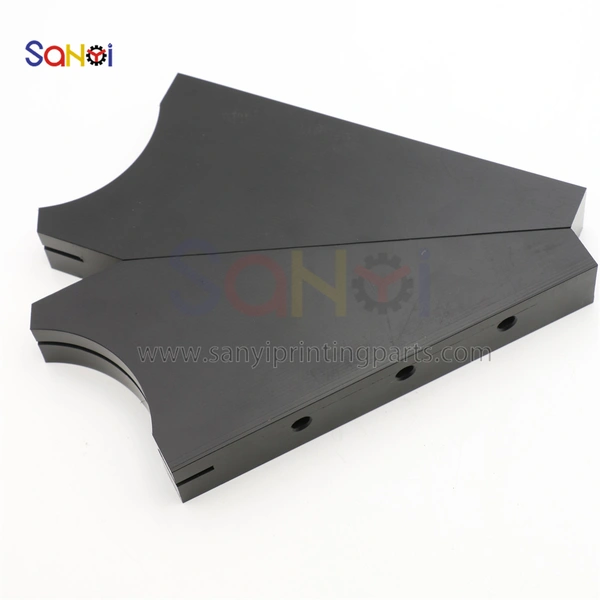 Komori Ink Jet Seat End Plate Black For Printing Machine Parts