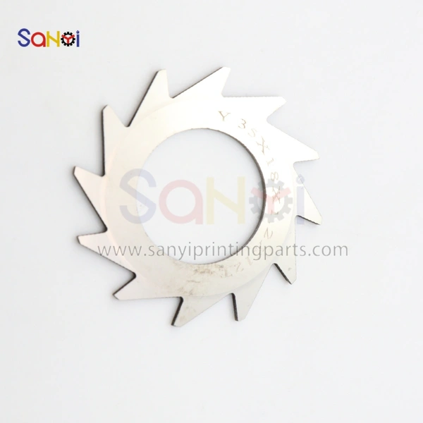 Best Quality Linkage Line Slotting Knife 35X18X1MM 12 Teeth For Martini Printing Machine Parts