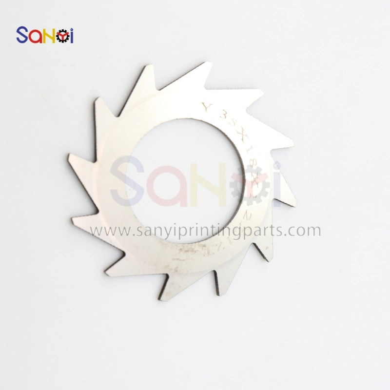 Best Quality Linkage Line Slotting Knife 35X18X1MM 12 Teeth For Martini Printing Machine Parts