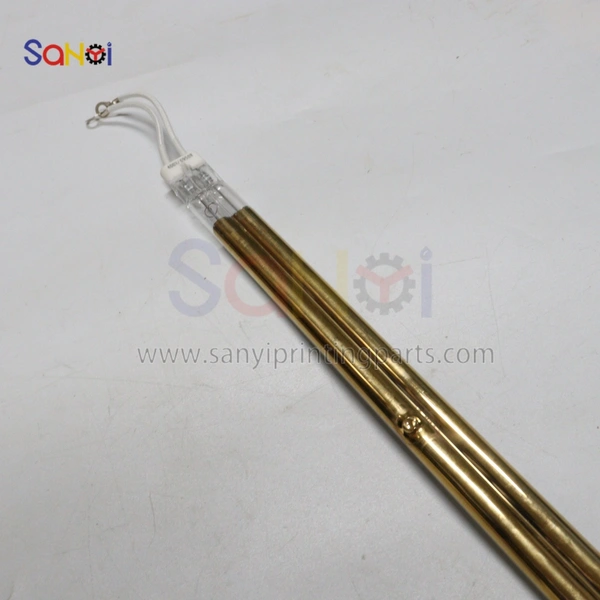 Best Quality M6.170.0301 Heidelberg SM74 Machine Infrared Drying Lamp Printing Press Double Tube Gold-plated Lamp