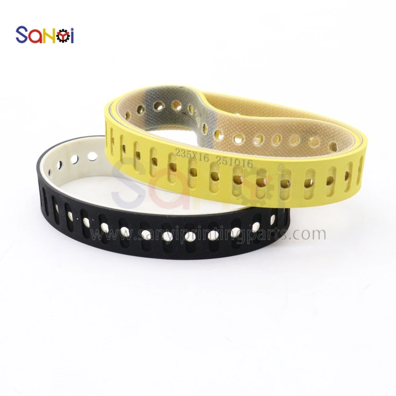 P8147382 Belt For KBA Slow Down Belt 32 Holes With Grooves 235MM×16MM Suction Slowdown Belt