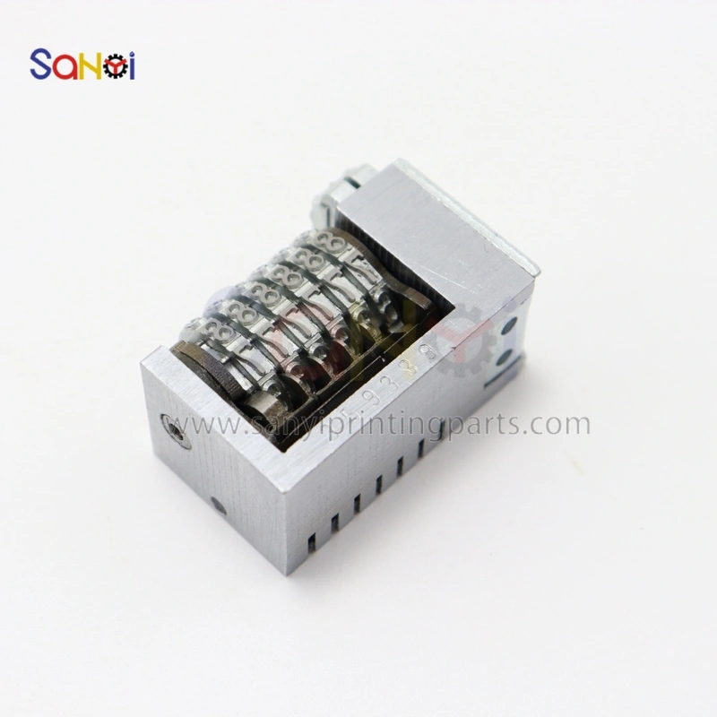 Best Quality 4x8 Roman 6 Digits Numbering Machine Size 37x18x26mm Backward Not Sink
