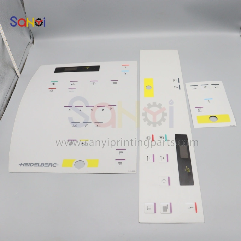 Best Quality 10.111.5699 10.112.0899 10.112.1299 Heidelberg Printing Machine GTO Ink Mixed Panel Operating Film