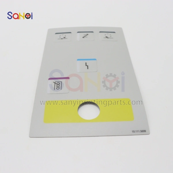 Best Quality 10.111.5699 10.112.0899 10.112.1299 Heidelberg Printing Machine GTO Ink Mixed Panel Operating Film