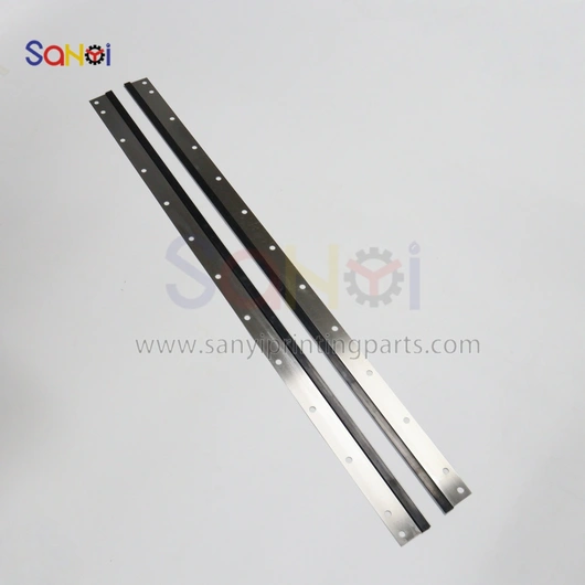 Best Quality Roland 700 Car Wash Knife, Ink Scraper, Ink Washing Rubber Strip, Plastic Scraper, Length 1100mm, Width 55mm, 13 Holes