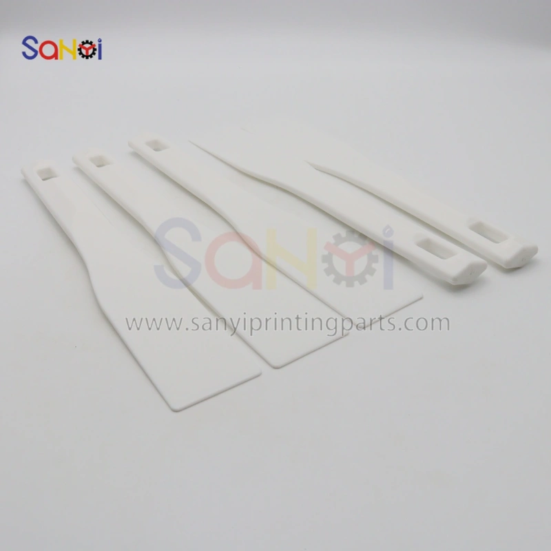 Printing Machine Ink Adjustment Shovel White Small Size 195x46MM
