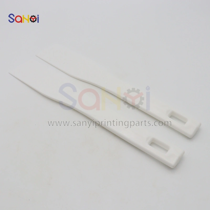 Printing Machine Ink Adjustment Shovel White Small Size 195x46MM